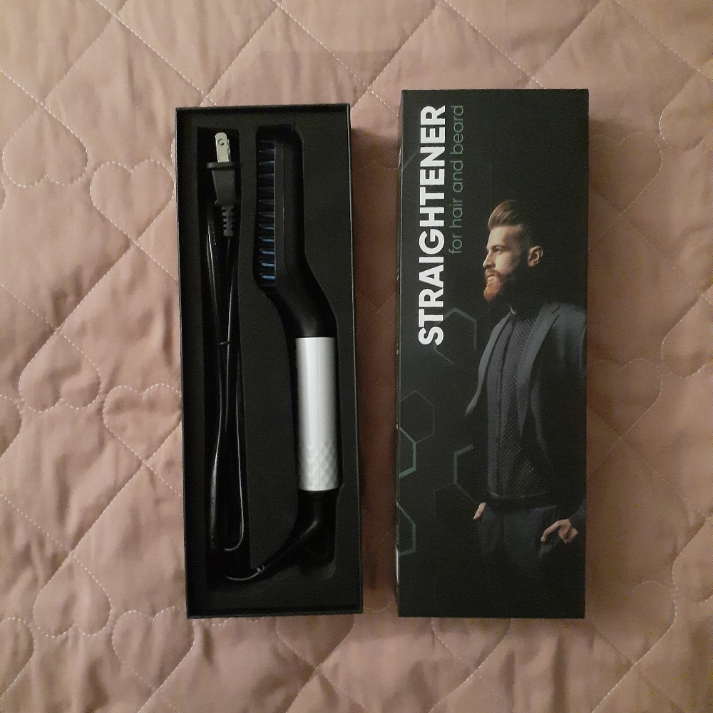 ✂️3/$15 🎉HP🎉 ECARDY Men's Hair & Beard Straightener - Picture 7 of 8